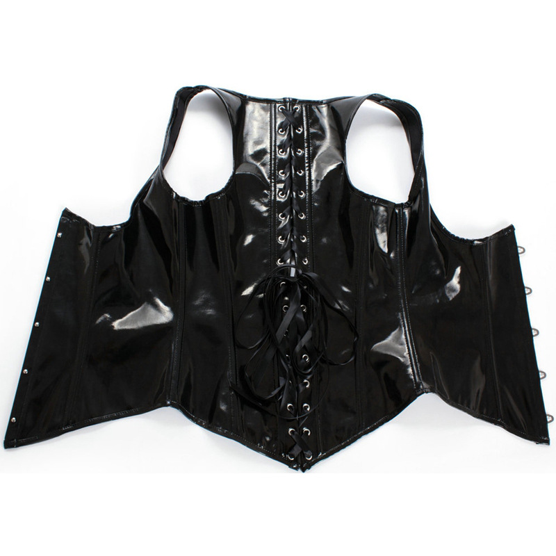 Siyah PU deri korse gotik Stea - Corset Waist Cinch incelemesi ve fiyatı